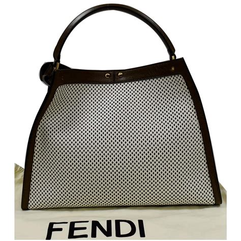 fendi x lite tote|Fendi peekaboo bag.